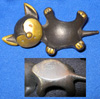 Bronze kitty from Baller