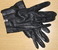 Black Leather Gloves