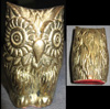 Brass owl. Our wise friend has no markings.