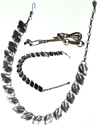 Vintage Coro leaf collar necklace