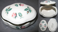 Trinket box with roses from Dixon Art Studio