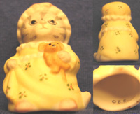 Kitty Cucumber thimble by B. Shackman/Schmid