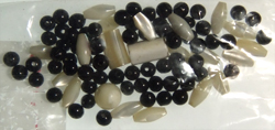 Plastic Fantastic 1 &- assorted seed and rice beads