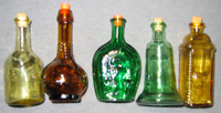 little glass bottles: picture coming soon!