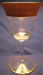 gold-rimmed cordial glass mini
