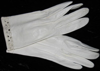 crème Leather Gloves