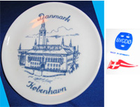 Danmark København"
Souvenir Saucer by BYGDO