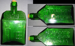 E.G. Booz’s Old Cabin Whiskey Bottle