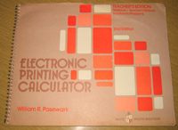 Electronic Printing Calculator by William R. Pasewark