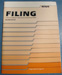 Filing:  A Course in Modern Methods for the Business Office, by Evelyn Gilchrist Cogswell