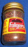 Folger’s Instant Coffee Jars