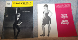 Gwen Verdon: Redhead (Playbill) and Sweet Charity (Stage Magazine)