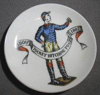 1881 Jockey Hitching Post Coaster