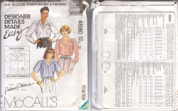 McCall’s pattern 4880