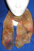 Chocolate Paisley Scarf