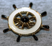 Ship’s Wheel Pin