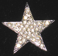 Rhinestone Star Pin