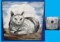 Cat Trivet from Wheeling Cushion